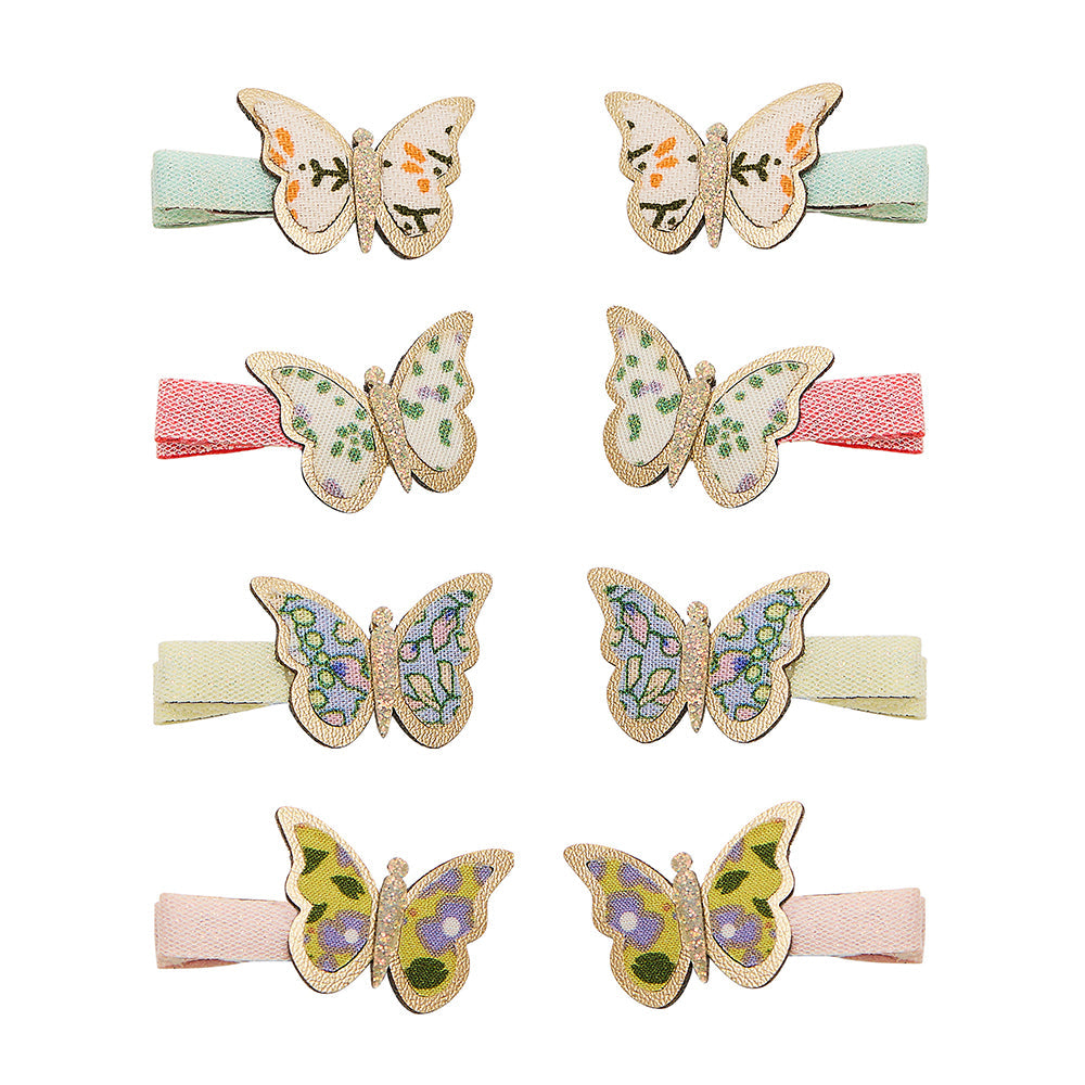 Mimi & Lula Floral Butterfly Mini 8'li Toka