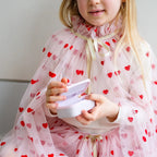 Mimi & Lula Heart Print Pelerin
