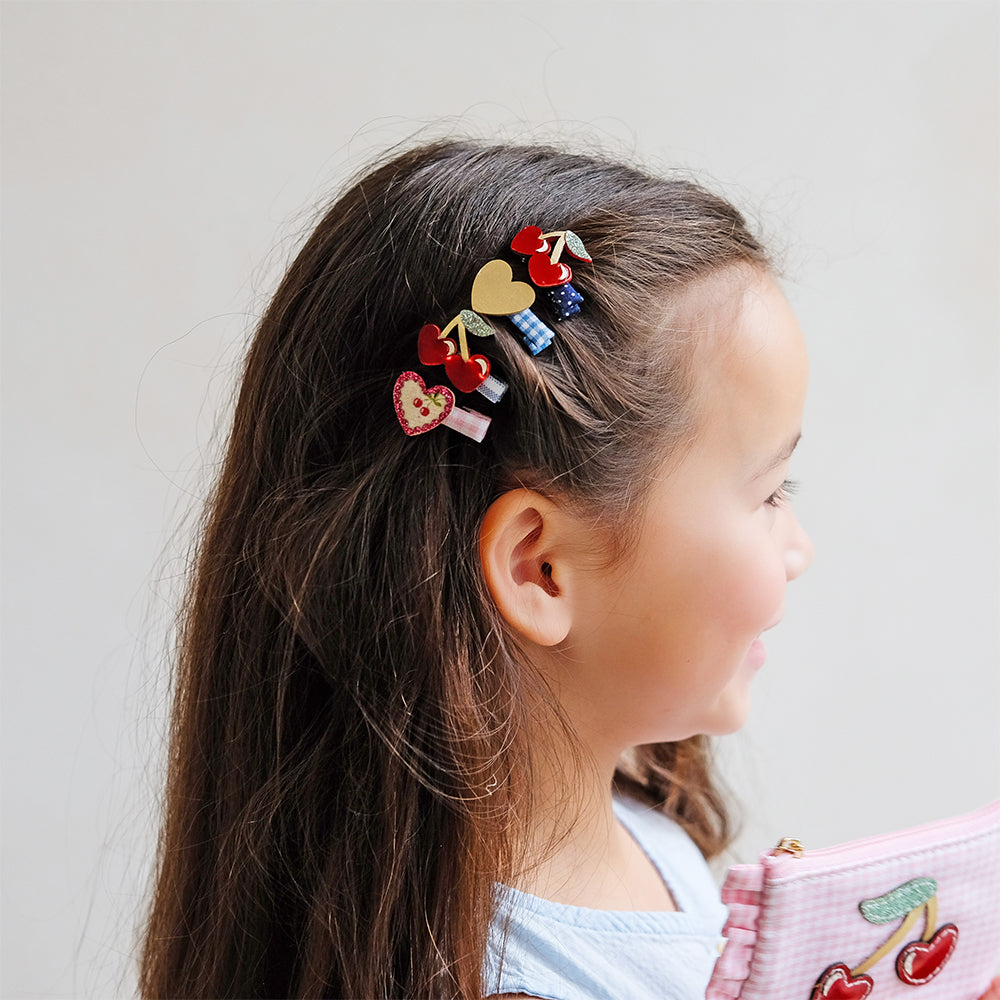 Mimi & Lula Red Cherries Mini 8'li Toka