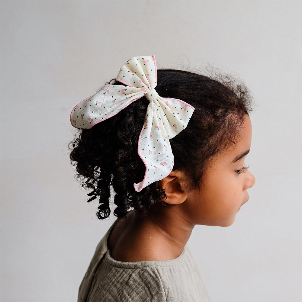Mimi & Lula Cherry Print Bow Toka