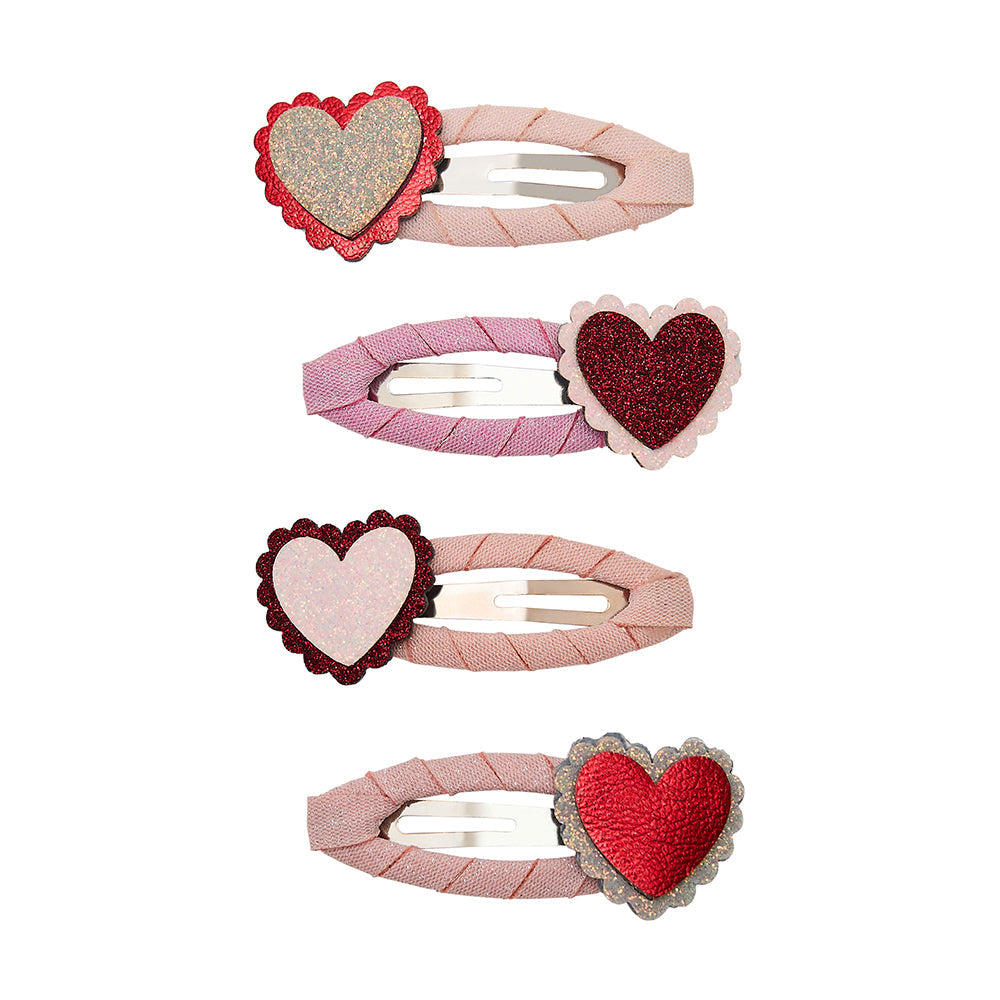 Mimi & Lula Scalloped Heart 4'lü Toka