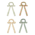 Mimi & Lula Flora Bow Scrunchies 4'lü Lastik Toka