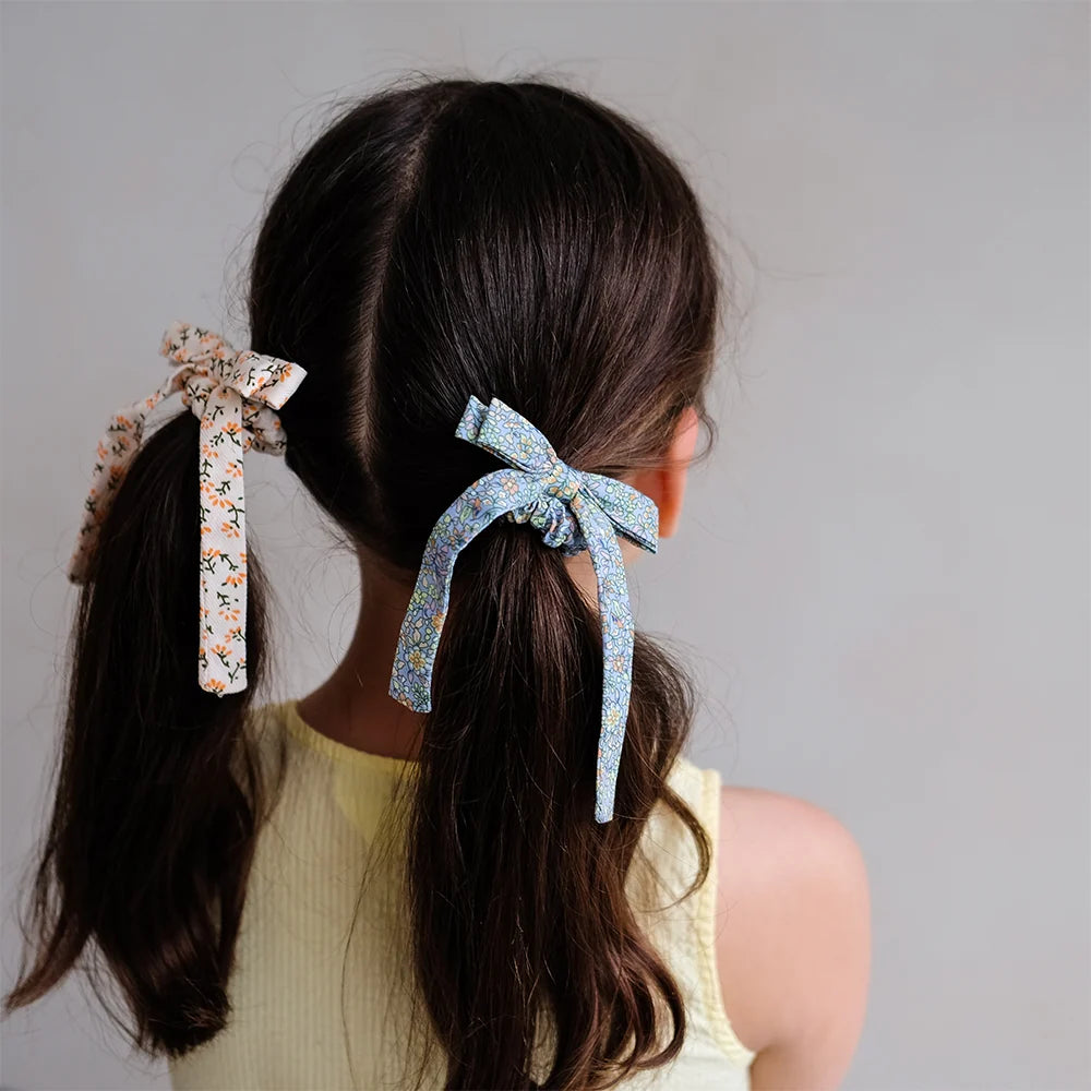 Mimi & Lula Flora Bow Scrunchies 4'lü Lastik Toka