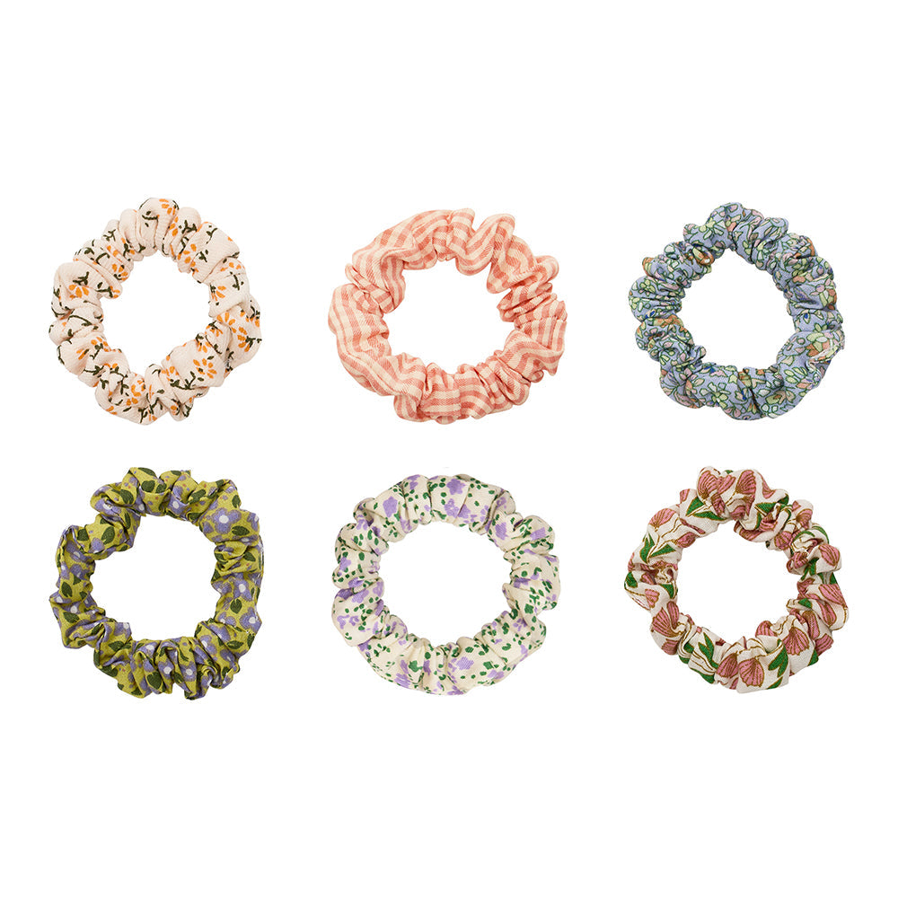 Mimi & Lula Spring Floral Scrunchies 6'lı Lastik Toka