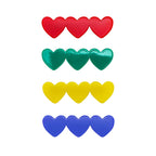 Mimi & Lula Heart Acetate 4'lü Toka