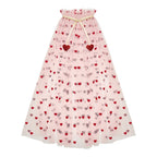 Mimi & Lula Heart Print Pelerin