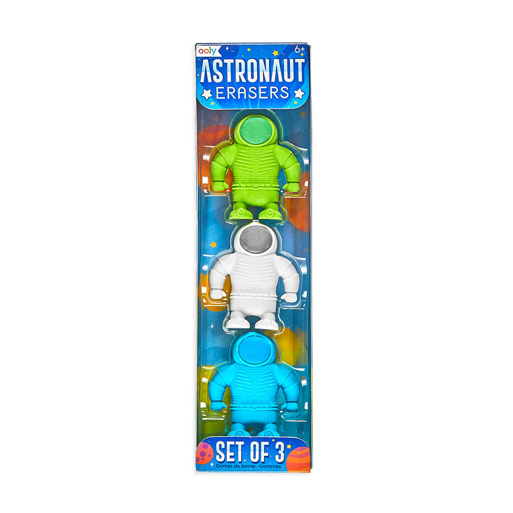 Ooly Astronot 3'lü Silgi Seti