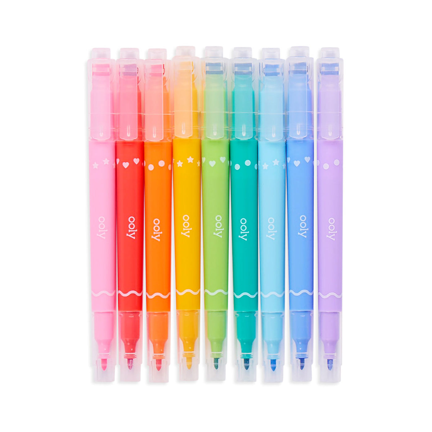 Ooly Confetti Stamp Çift Uçlu 9'lu Keçeli Kalem