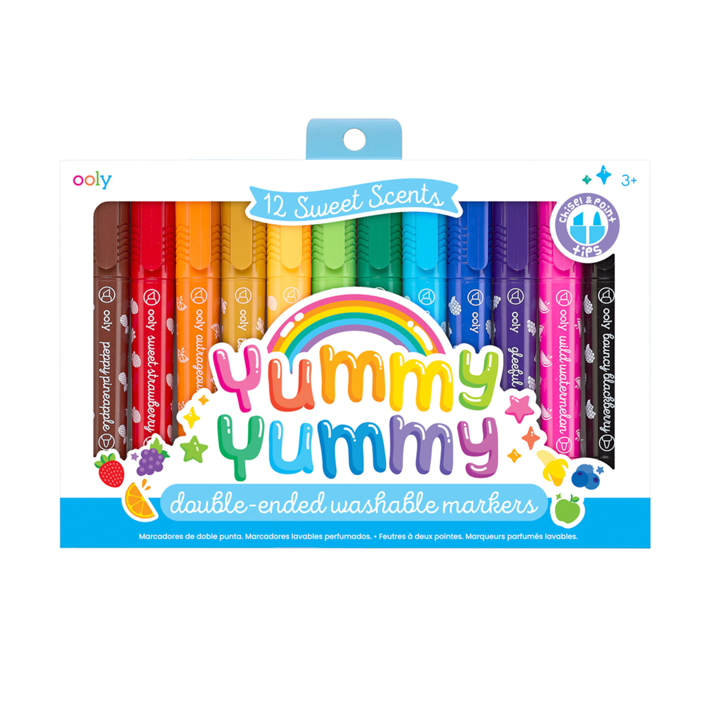 Ooly Yummy Yummy Kokulu Çift Taraflı 12li Keçeli Kalem