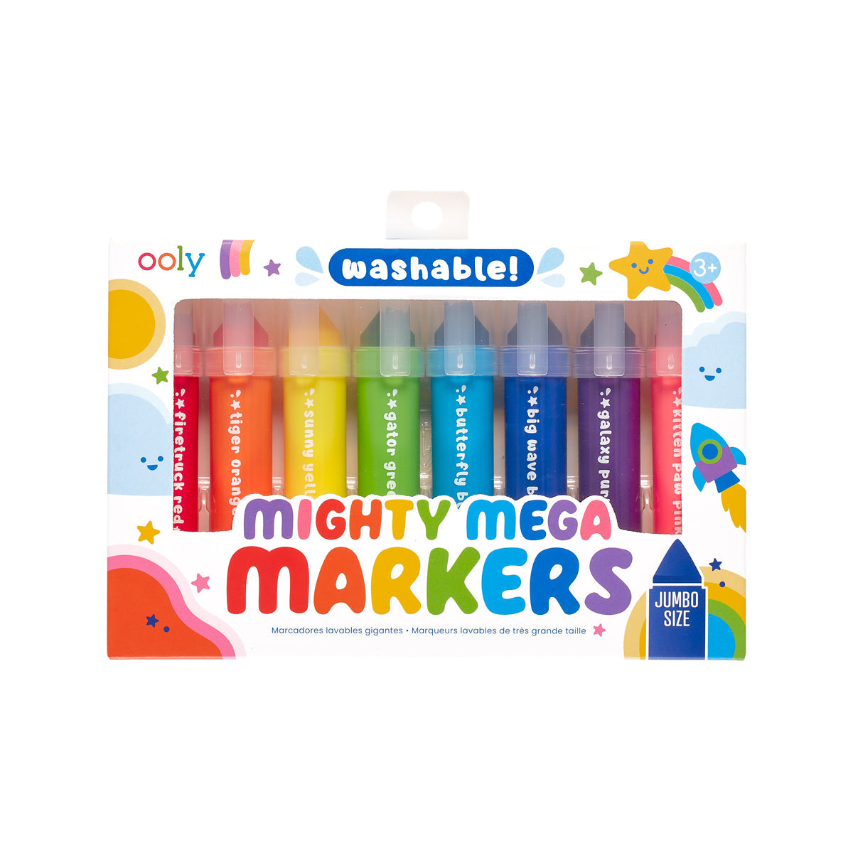 Ooly Mighty Mega Jumbo 8li Keçeli Kalem
