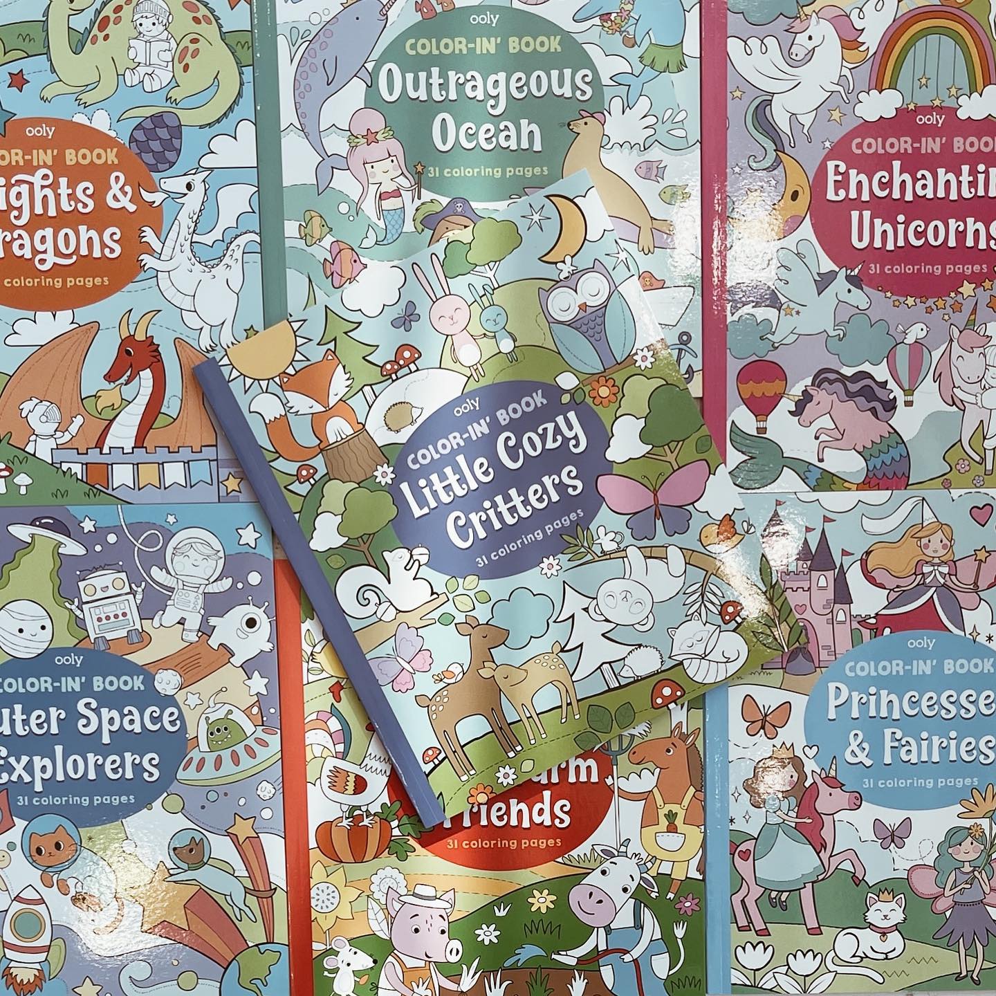 Ooly Boyama Kitabı - Little Cozy Critters