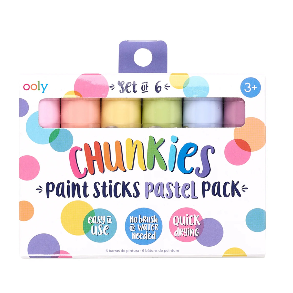 Ooly Chunkies Pastel Boya 6lı Pastel Renkler