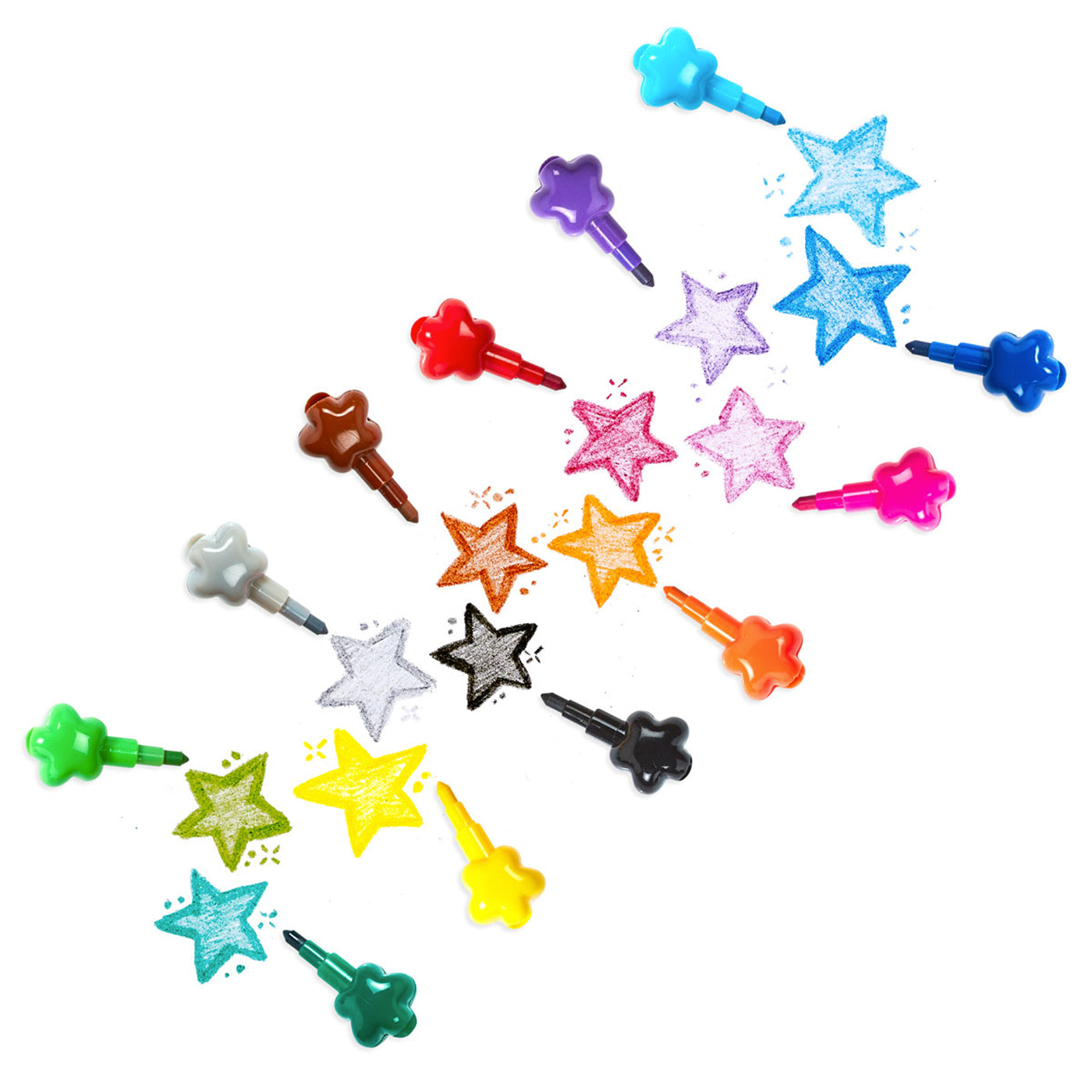 Ooly Stack of Stars 12 Renkli Boya Kalemi