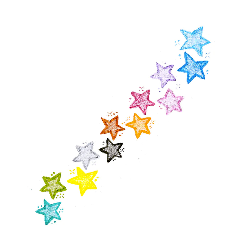 Ooly Stack of Stars 12 Renkli Boya Kalemi