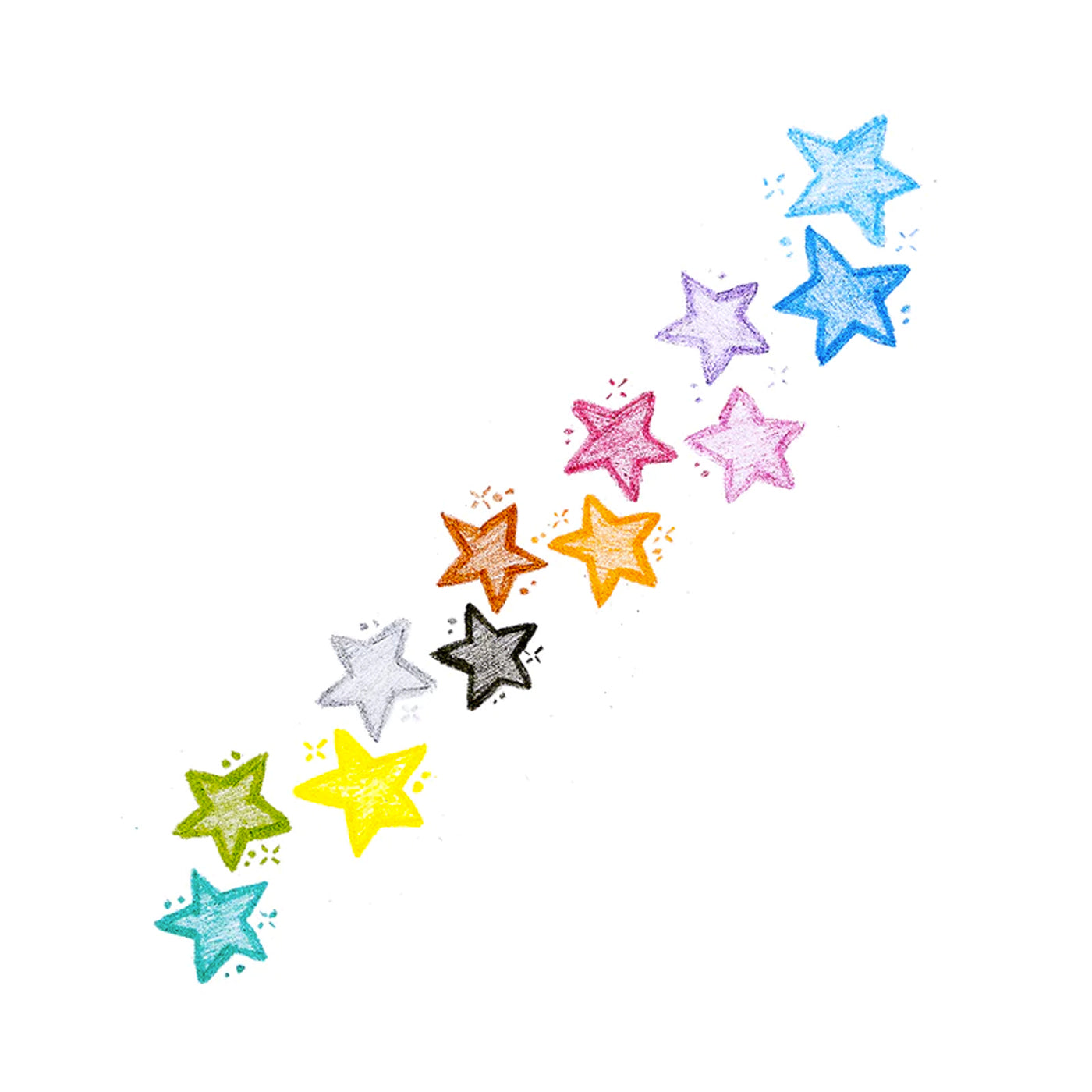 Ooly Stack of Stars 12 Renkli Boya Kalemi