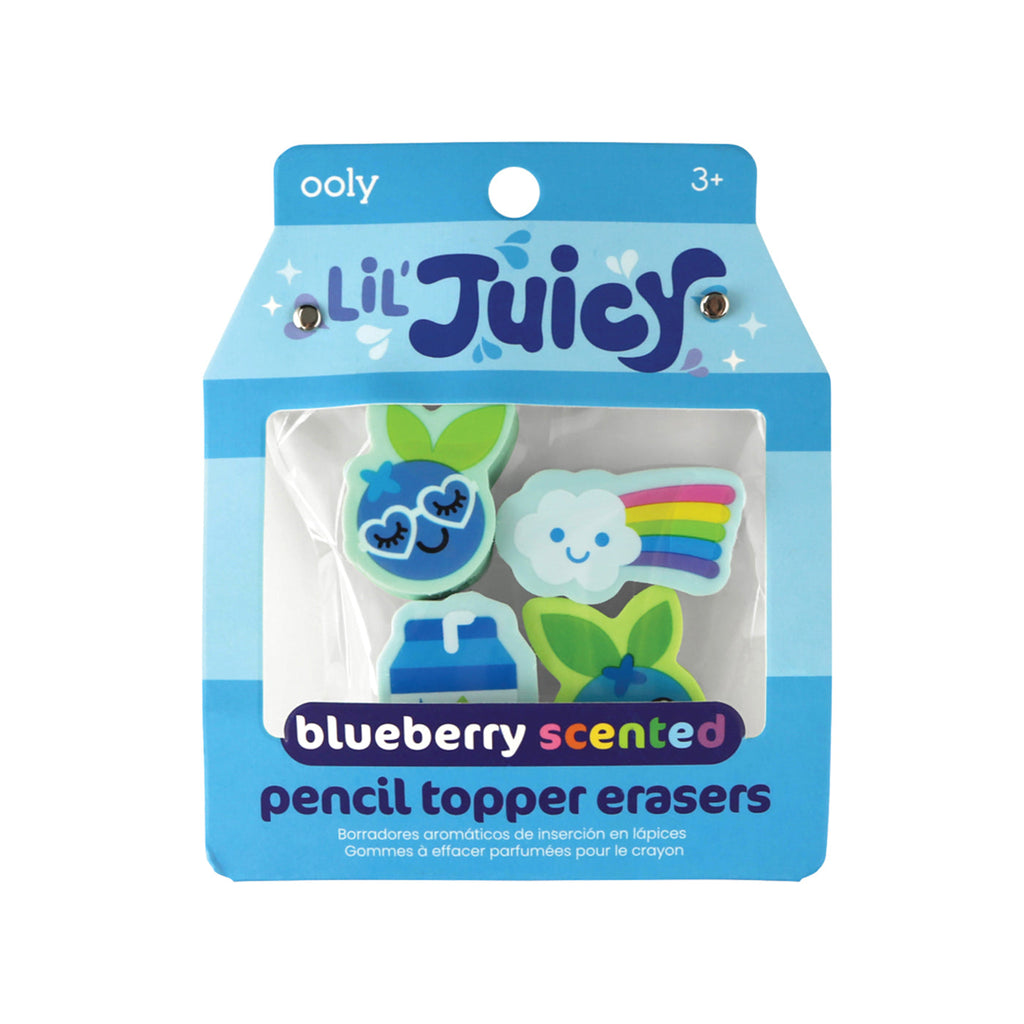 Ooly Lil Juicy 4lü Silgi - Yabanmersini Kokulu