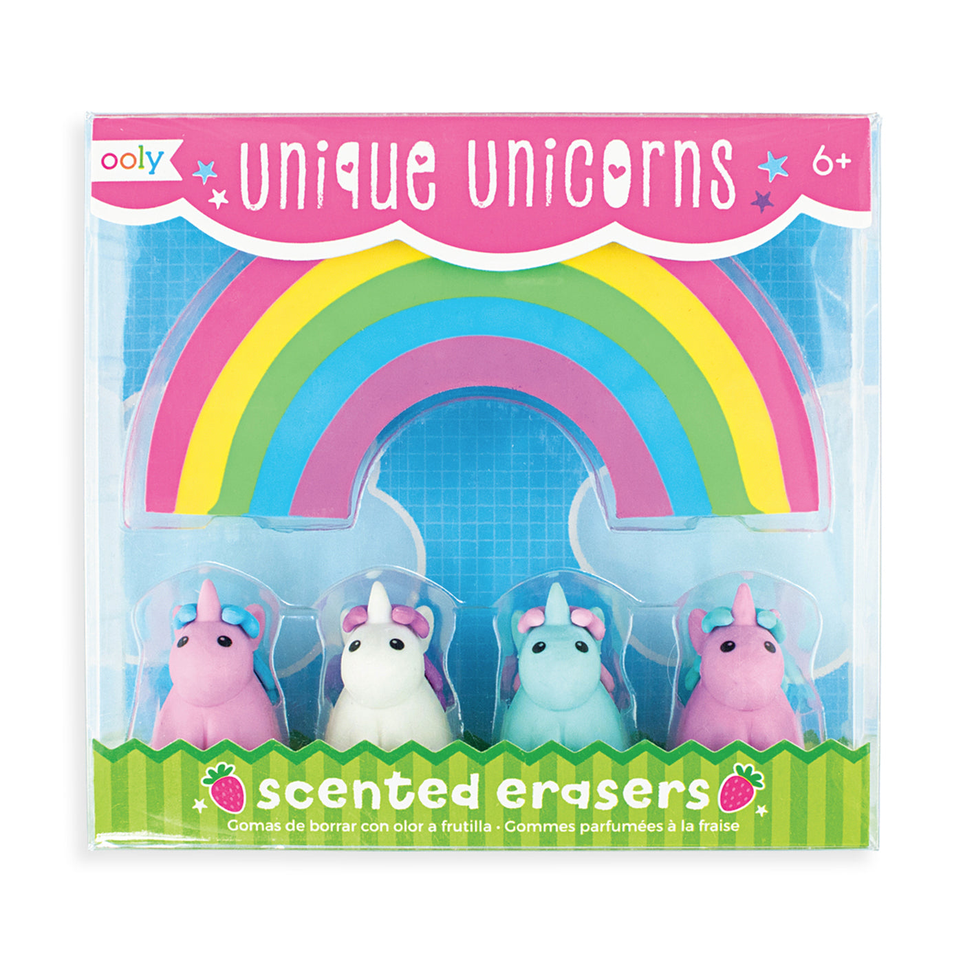 Ooly Unique Unicorn Silgi Seti - Çilek Kokulu