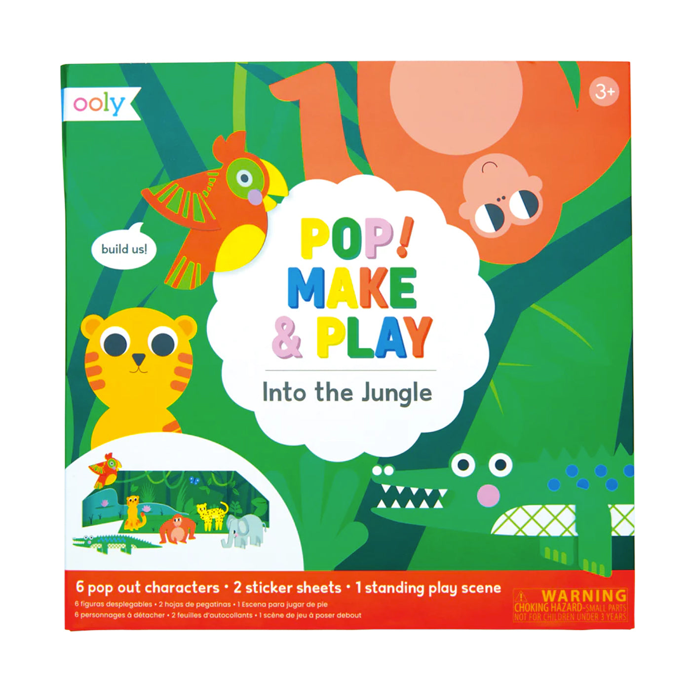 Ooly Pop! Make & Play Açılabilir Oyun Seti - Into The Jungle