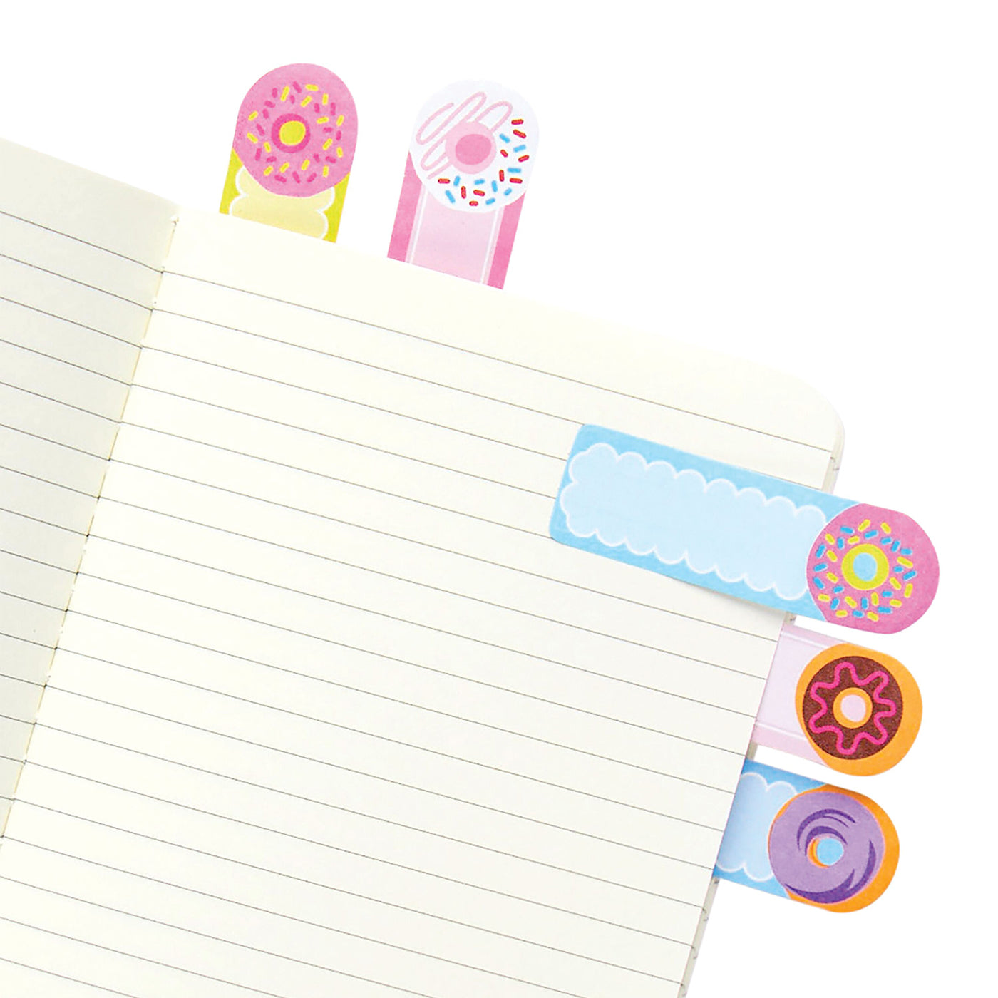 Ooly Note Pals Yapışkanlı Etiket Seti - Dainty Donuts