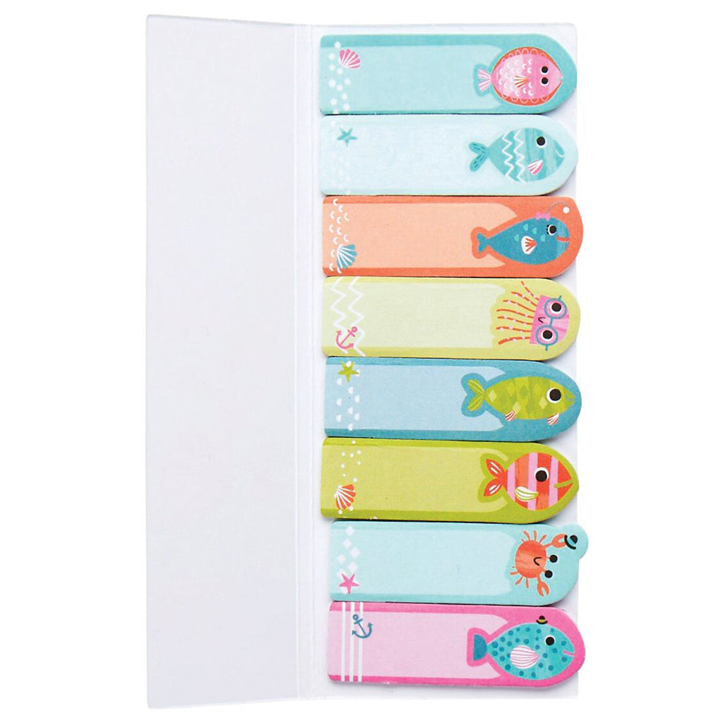 Ooly Note Pals Yapışkanlı Etiket Seti - Friendly Fish