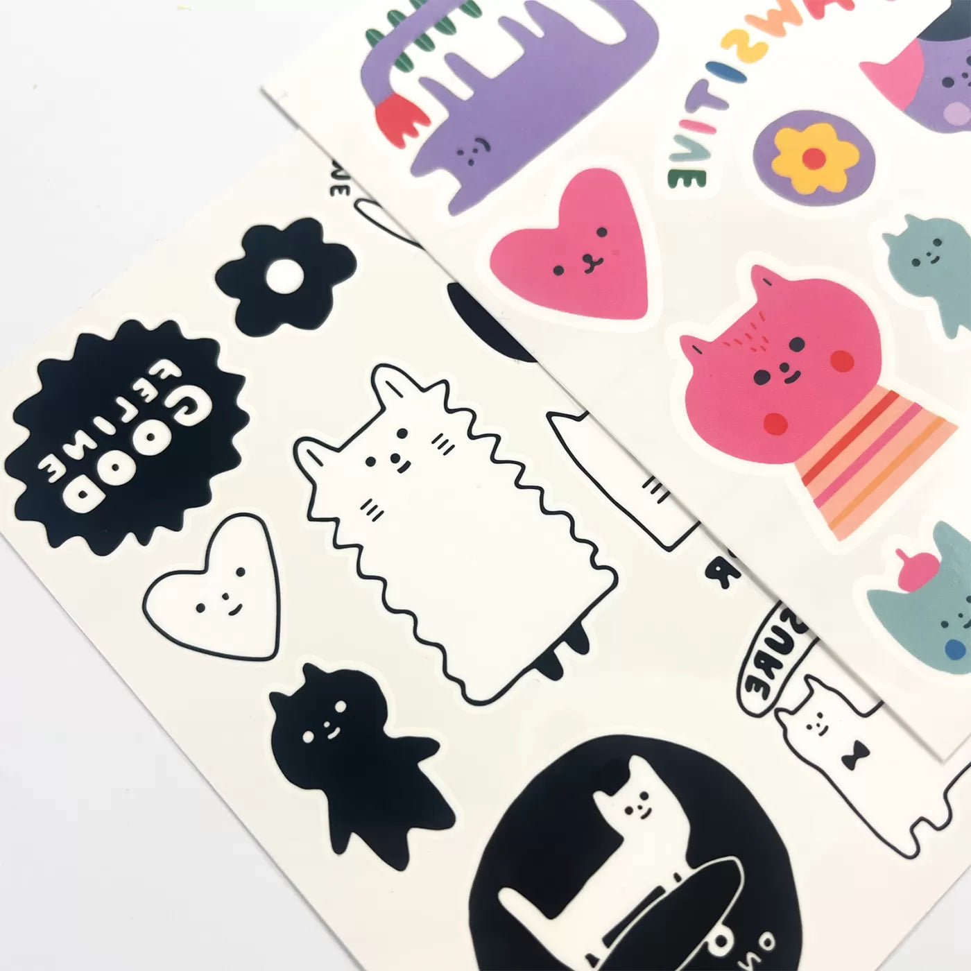 Ooly Mini Tattoo Palooza Geçici Dövme Seti - Pawsitive Cats