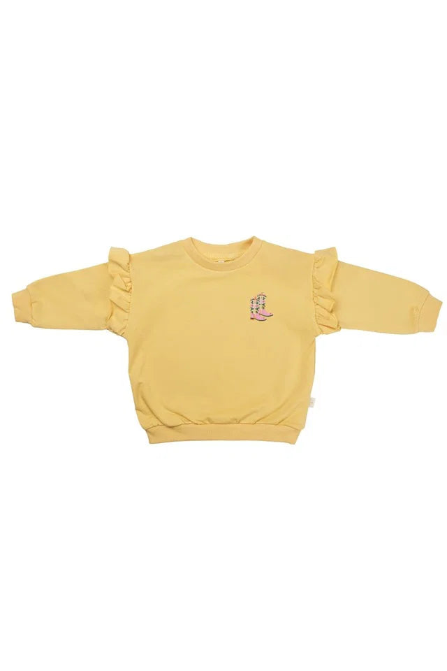 Miela Kids - Fırfır Detaylı Sweatshirt