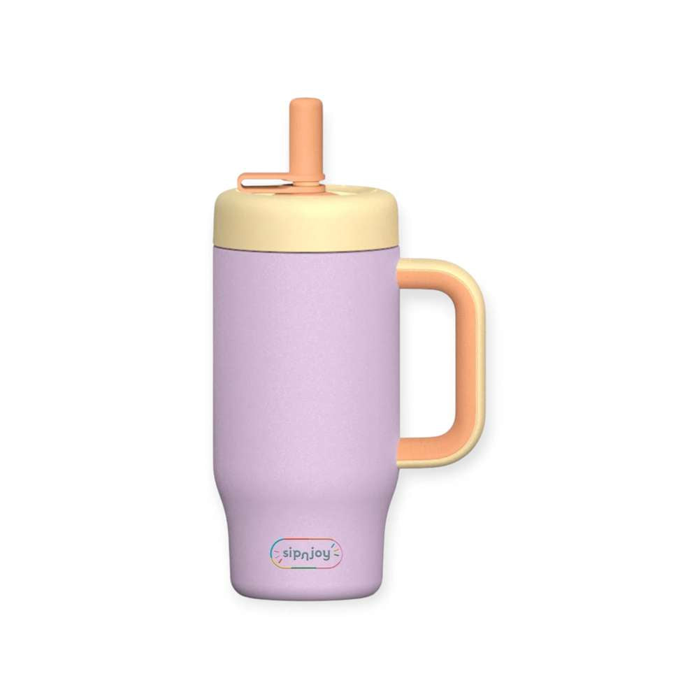 KidsnJoy | HandleHug Tumbler 550 ml | Lila