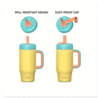 KidsnJoy | HandleHug Tumbler 550 ml | Lila