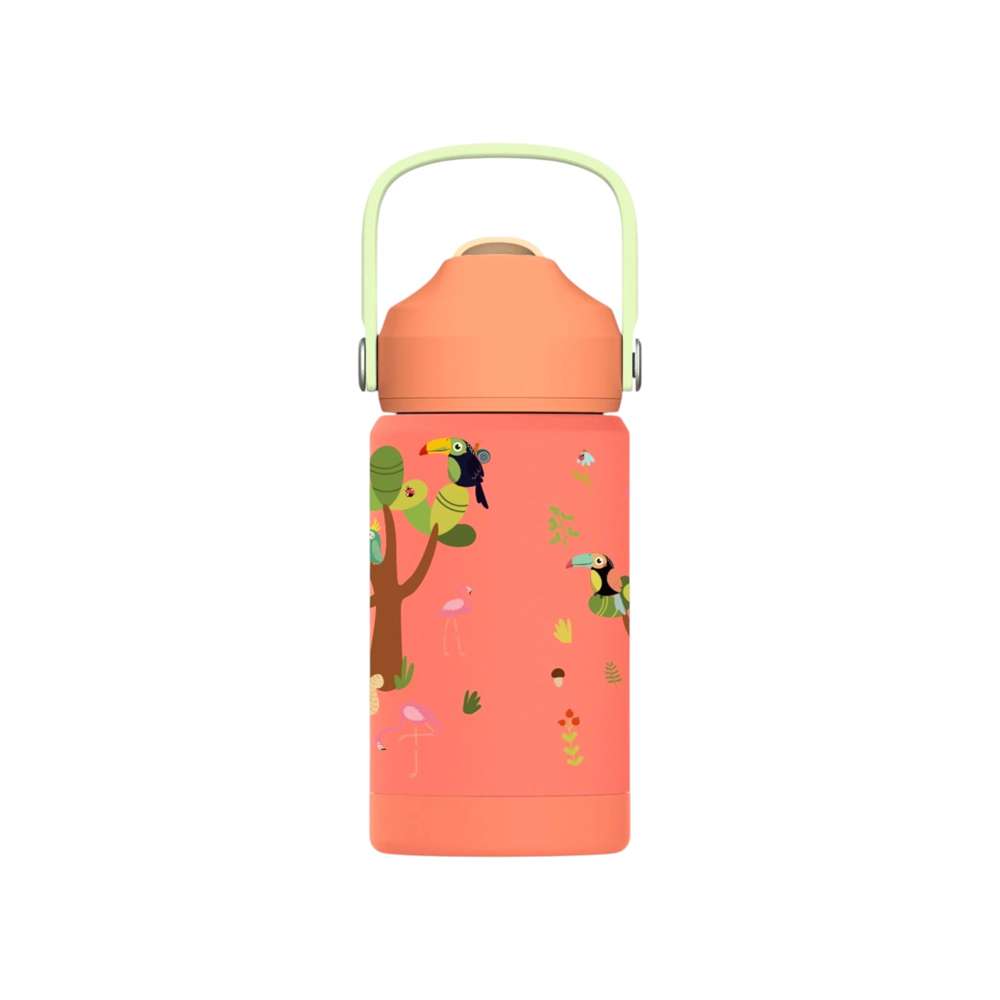 KidsnJoy | FlipSip Çocuk Su Termosu 360 ml | Jungle Jam