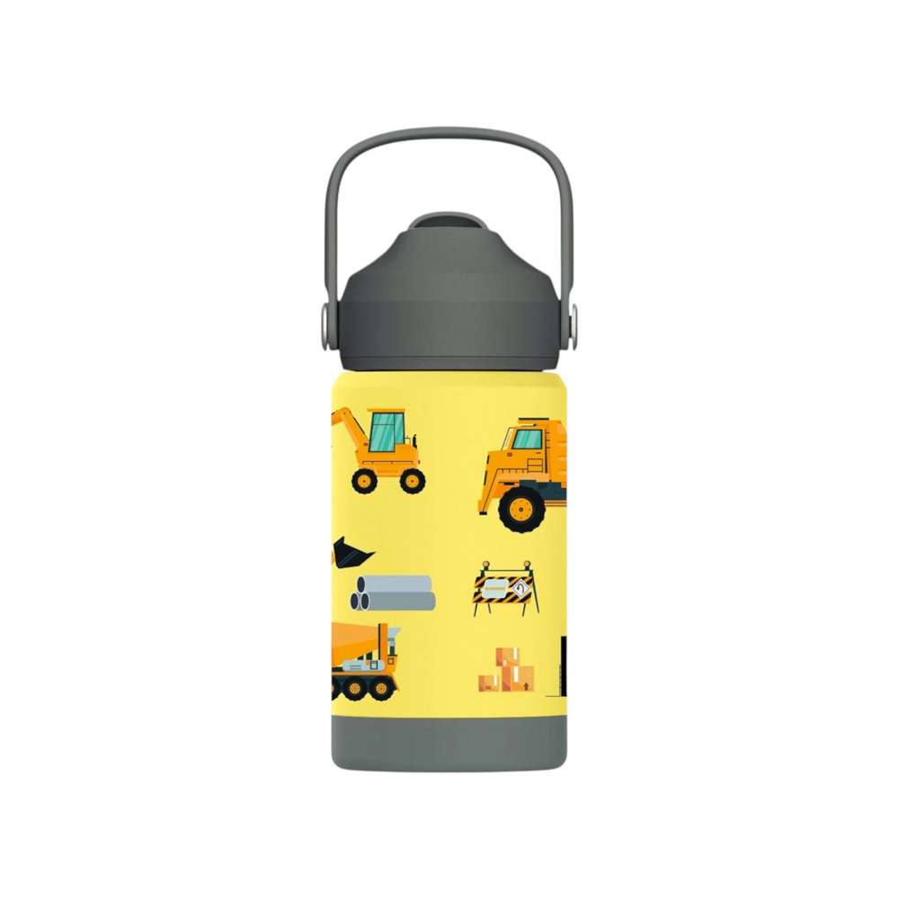 KidsnJoy | FlipSip Çocuk Su Termosu 360 ml | Builder Buddy