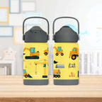 KidsnJoy | FlipSip Çocuk Su Termosu 360 ml | Builder Buddy