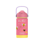 KidsnJoy | FlipSip Çocuk Su Termosu 360 ml | Bee Honey