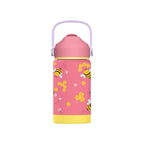 KidsnJoy | FlipSip Çocuk Su Termosu 360 ml | Bee Honey