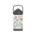 KidsnJoy FlipSip Çocuk Su Termosu 360 ml | Adventure Trails