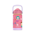 KidsnJoy FlipSip Çocuk Su Termosu 360 ml | Mermaid Dream