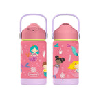 KidsnJoy FlipSip Çocuk Su Termosu 360 ml | Mermaid Dream