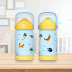 KidsnJoy FlipSip Çocuk Su Termosu 360 ml | Snappy Croc