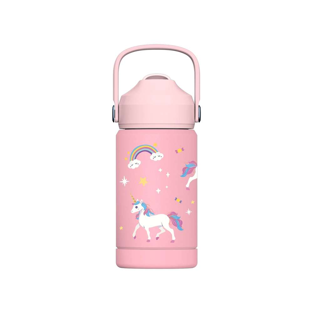 KidsnJoy FlipSip Çocuk Su Termosu 360 ml | Golden Horn