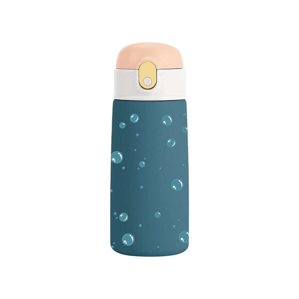 KidsnJoy SipSquad Çocuk Su Termosu 480 ml | Turtle Voyage