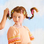 Meri Meri - Beaded Bow Hair Clips - Boncuklu Fiyonklu Saç Tokaları - 5 Adet