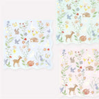 Meri Meri - Little Animals Large Napkins - Minik Hayvanlar Peçeteler - L - 16 Adet
