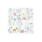 Meri Meri - Little Animals Large Napkins - Minik Hayvanlar Peçeteler - L - 16 Adet