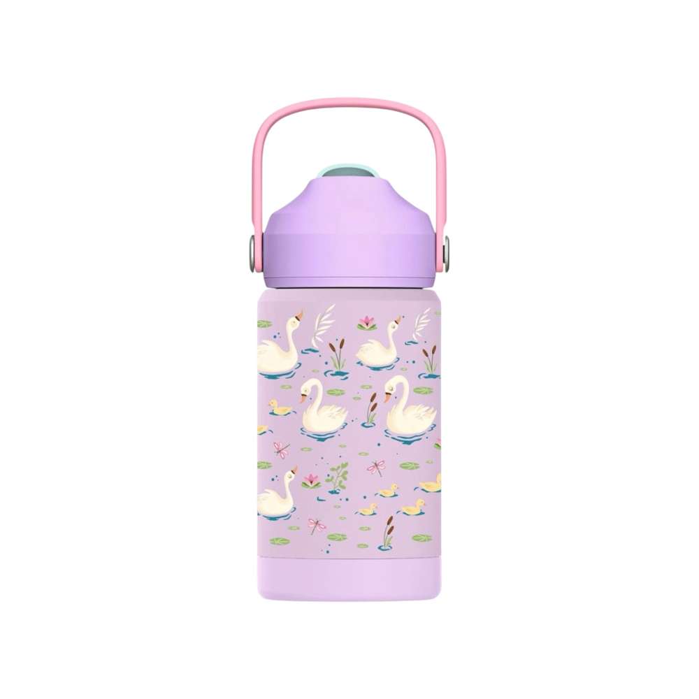 KidsnJoy FlipSip Çocuk Su Termosu 360 ml | Swan Harmony