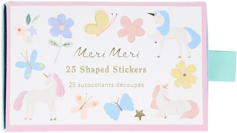 Meri Meri - Die-Cut Unicorn Sticker - 25 Adet