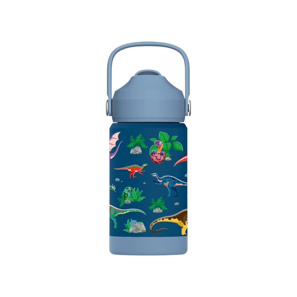KidsnJoy FlipSip Çocuk Su Termosu 360 ml | Dino Roar