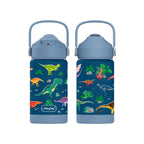 KidsnJoy FlipSip Çocuk Su Termosu 360 ml | Dino Roar