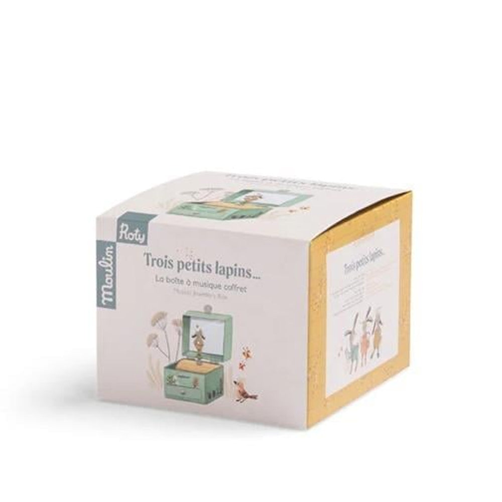 Moulin Roty Müzikli Takı Kutusu - Sevimli Tavşan
