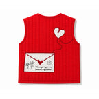 Miela Kids Letter For Kapitone Yelek - Kırmızı