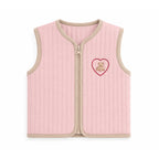 Miela Kids Teddy Bear Heart Kapitone Bebek Takımı - Şeker Pembesi