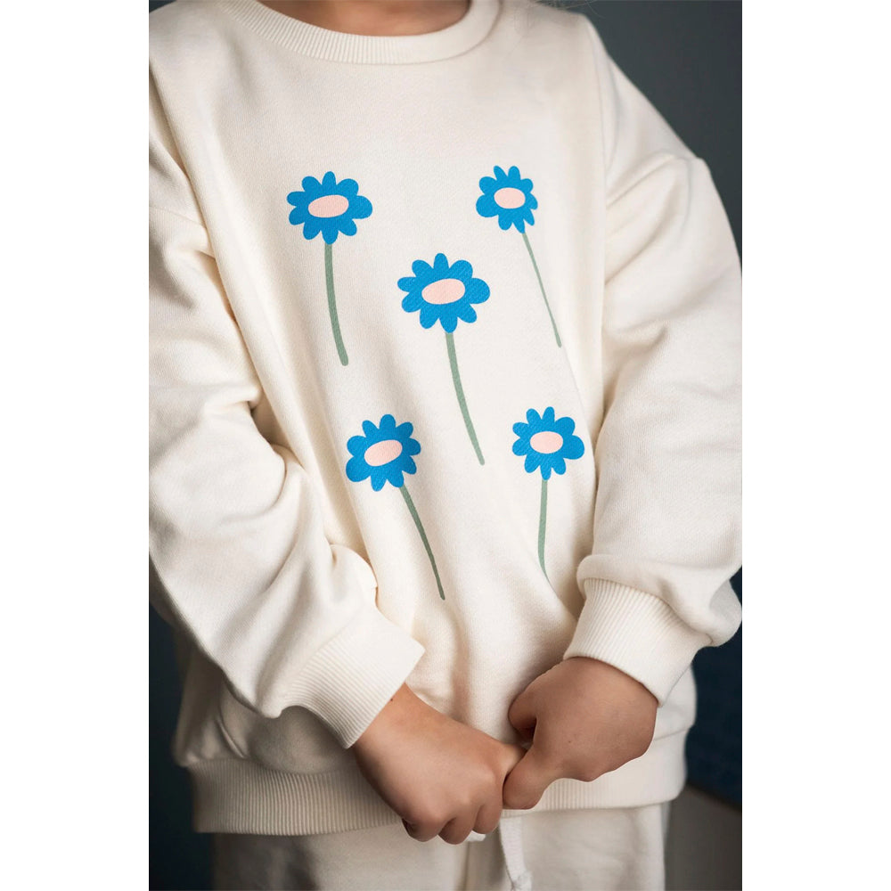 Antebies Grafik Çiçek Sweatshirt Eşofman Takımı